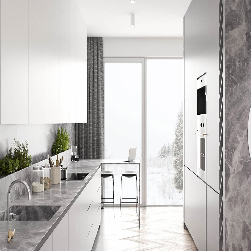 China Supplier Lacquer Modular Kitchen, Home Integrated Kitchen Furniture