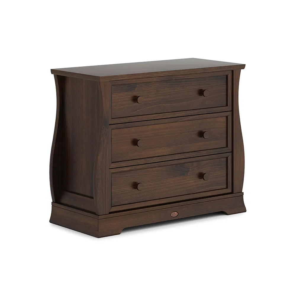 Boori Solid Wood Baby Cabinet Organizers with 3 Drawers for Kids