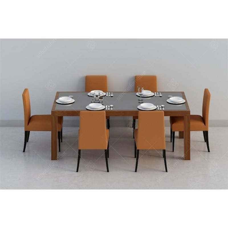 Wooden Tables Chair for Hotel Modern Style Dining Room Furniture