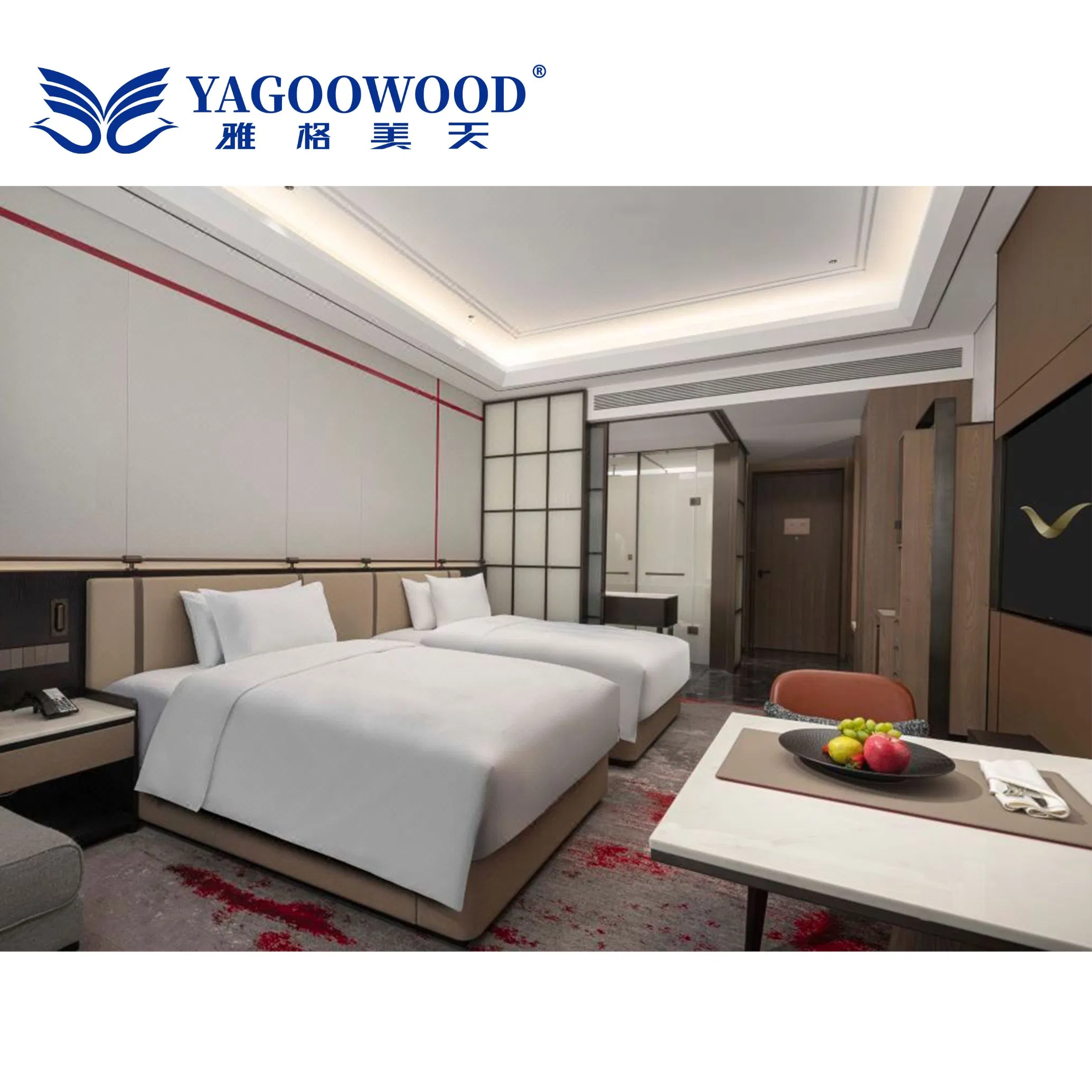 Customized Full Set of Hotel Furniture Standard Room