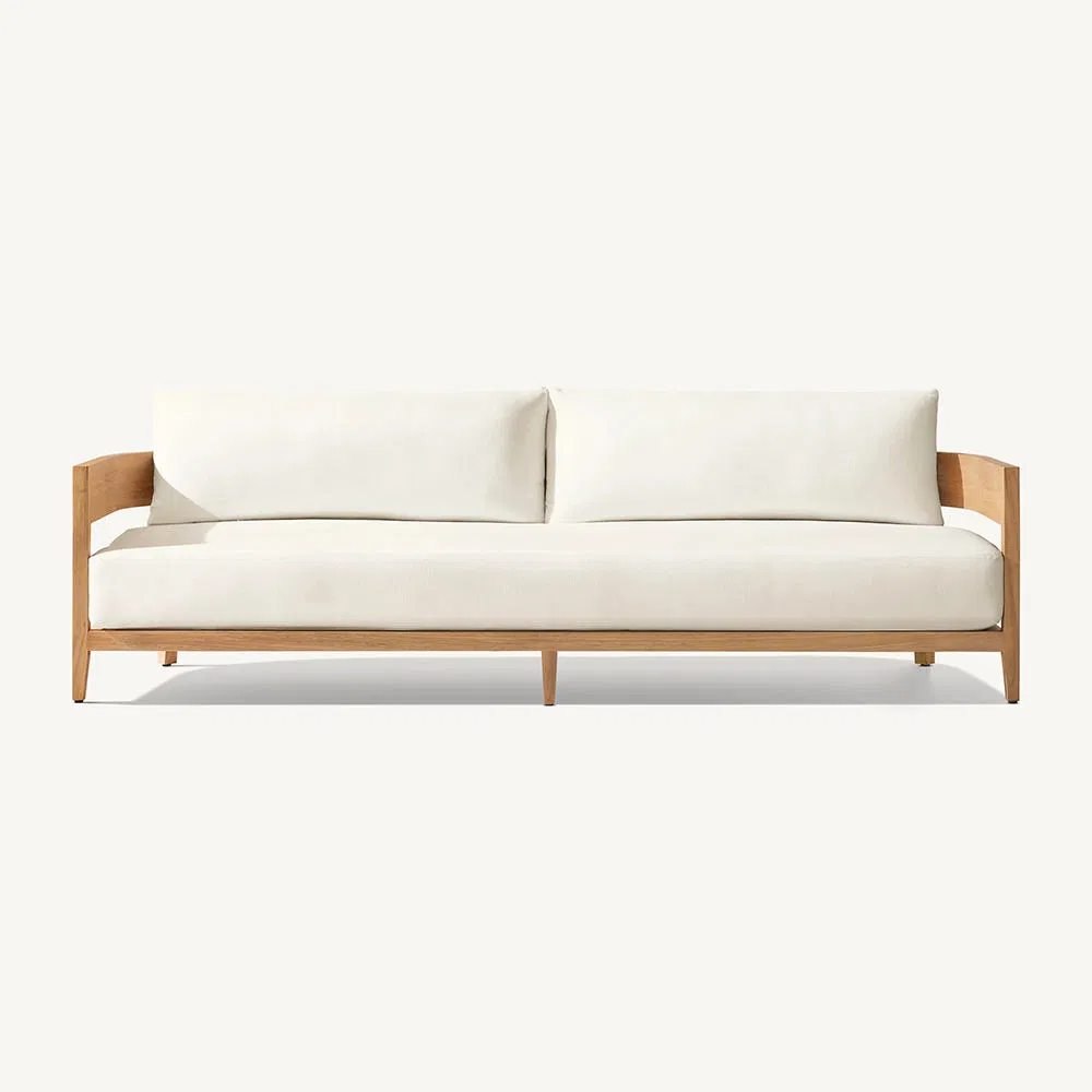 Tg Luxury Teak Wooden Furniture Patio Waterproof Garden Home Sofa Set Modern Hotel Outdoor Foshan Furniture