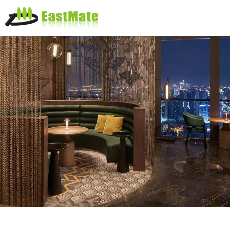 Modern Hotel and Cafe Furniture Manufacturer Custom Design for Commercial Booth Sofa Table and Chair