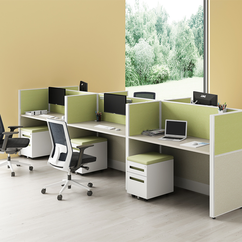 Factory Price Modular Office Cubicle 2 4 6 8 Person Workstation Furniture