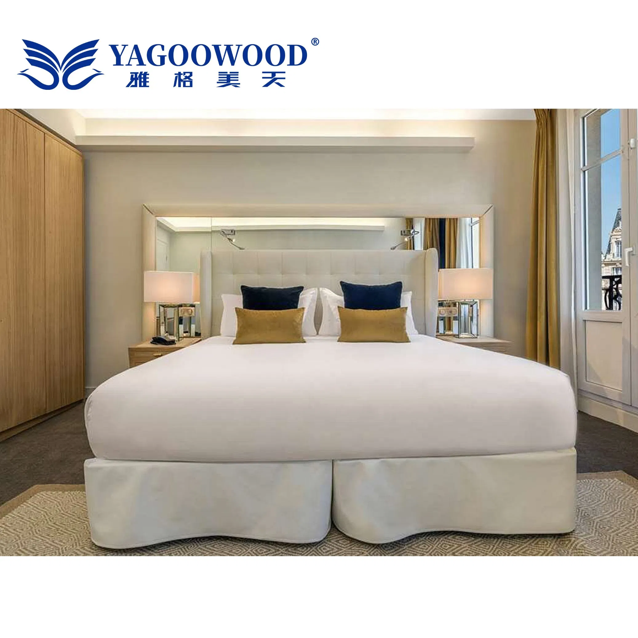 Hotel Furniture Modern Simple Custom Apartment Double Bed Room