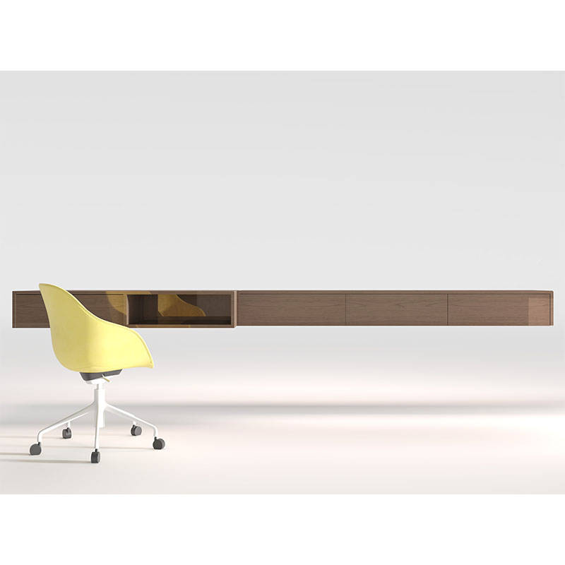 Affordable Custom-Made Industrial Design Wooden Furniture Writing Table and TV Cabinet