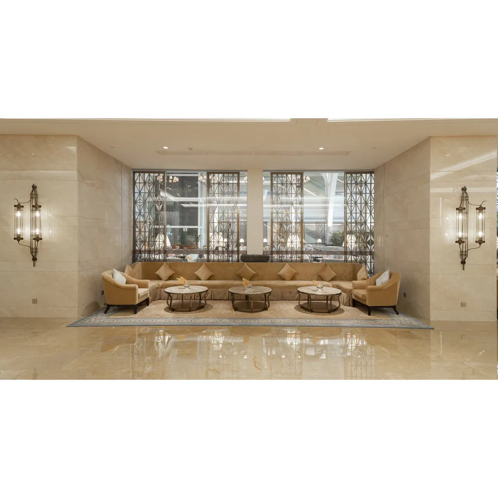 Sturdy Durable Prima-01 Custom Leather Modern Hotel Lobby Furniture