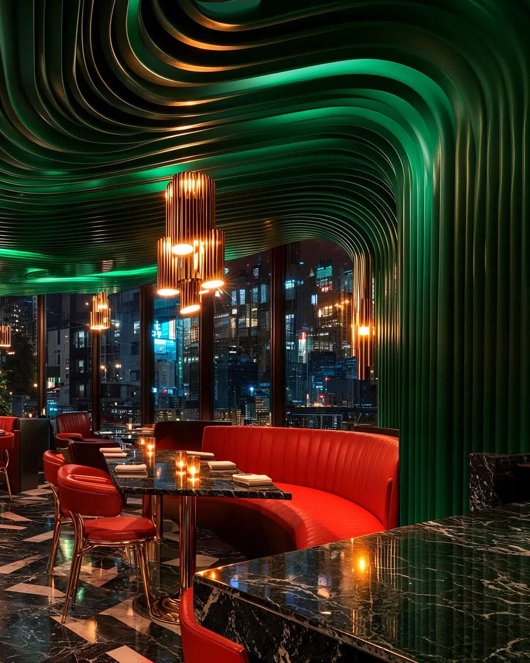 Night Club Sofa VIP Red Fabric Bar Lounge Nightclub Furniture Cocktail Wine Bar KTV Seating Sofa Modular Hotel Lounge Booth