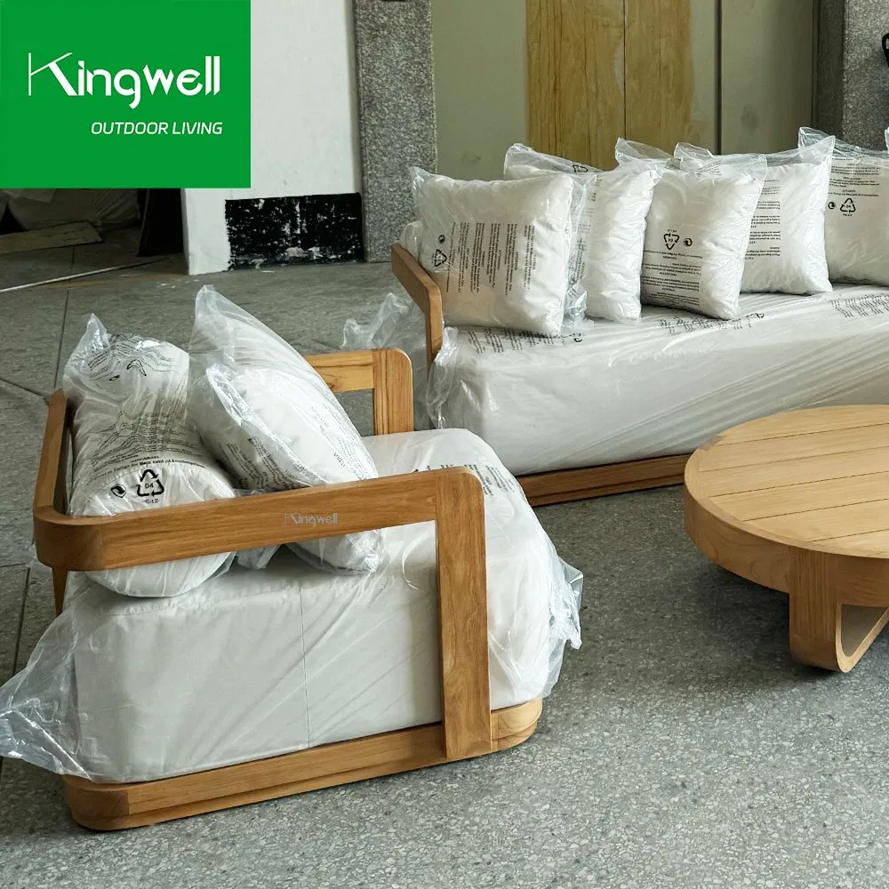 New High-End Garden Set in Lounge Chair Outdoor Furniture Teak Sofa
