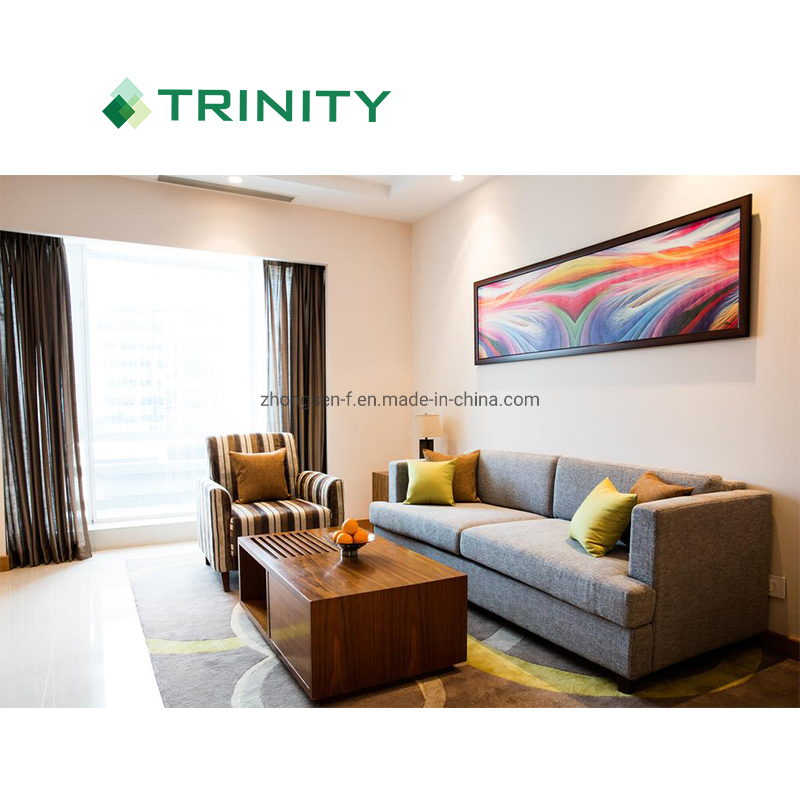 OEM Custom Solid Wood Serviced Apartment Bedroom Furniture Set for India Oakwood Residence Inn Hotel 4 Star