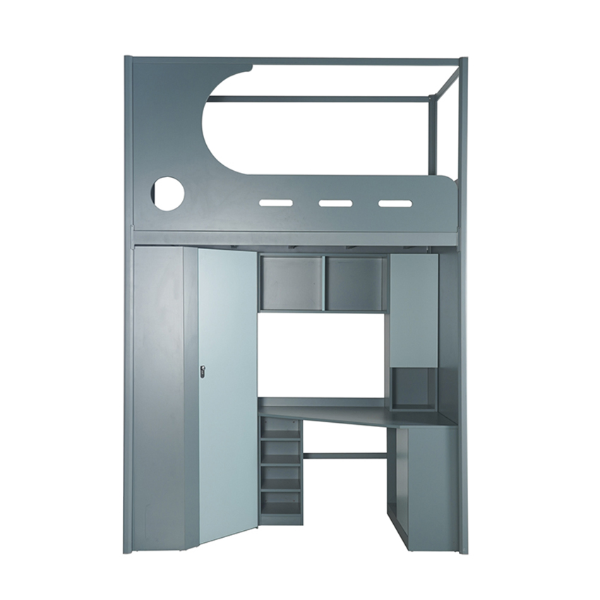 Dormitories and Small Apartments Strong Load-Bearing Capacity High-End Bed-Table Combination Furniture