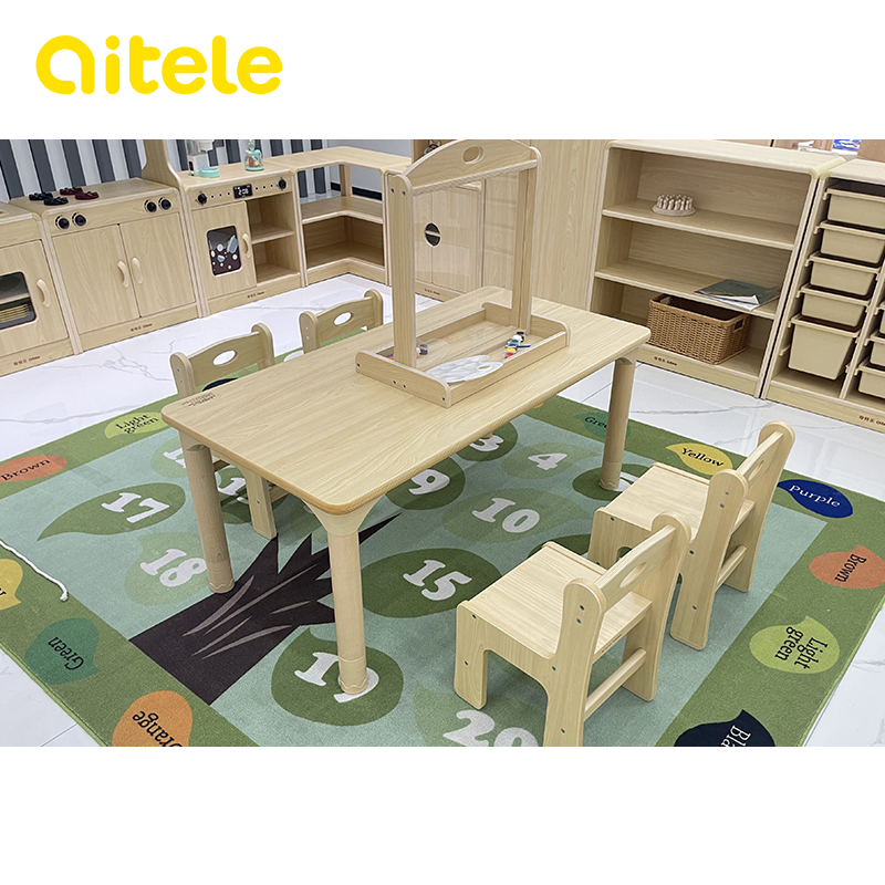 Multi-Functional School Kindergarten Furniture Desk Kid's Table and Chair (QTL-HDB044)