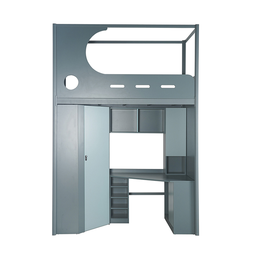 Dormitories and Small Apartments Strong Load-Bearing Capacity High-End Bed-Table Combination Furniture