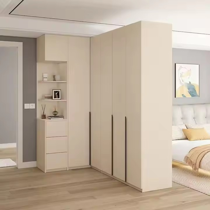 Customizable Modern Furniture Home Bedroom Wardrobe Slide Door Plywood Particleboard Clothes Storage Cabinet MDF Material