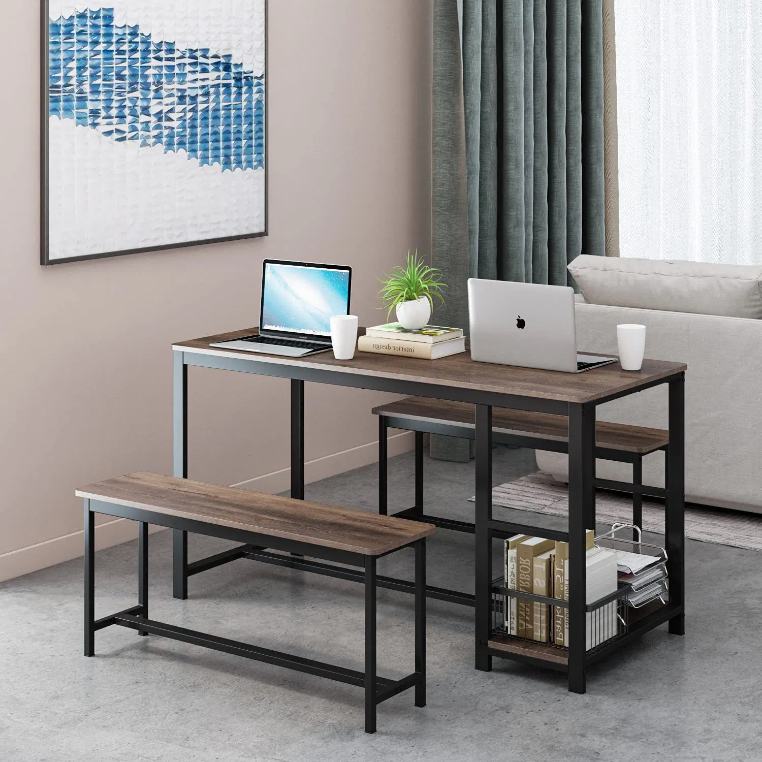 Dinner Desk and Chair Set Home Restaurant Furniture Manufacturer Dining Room Table