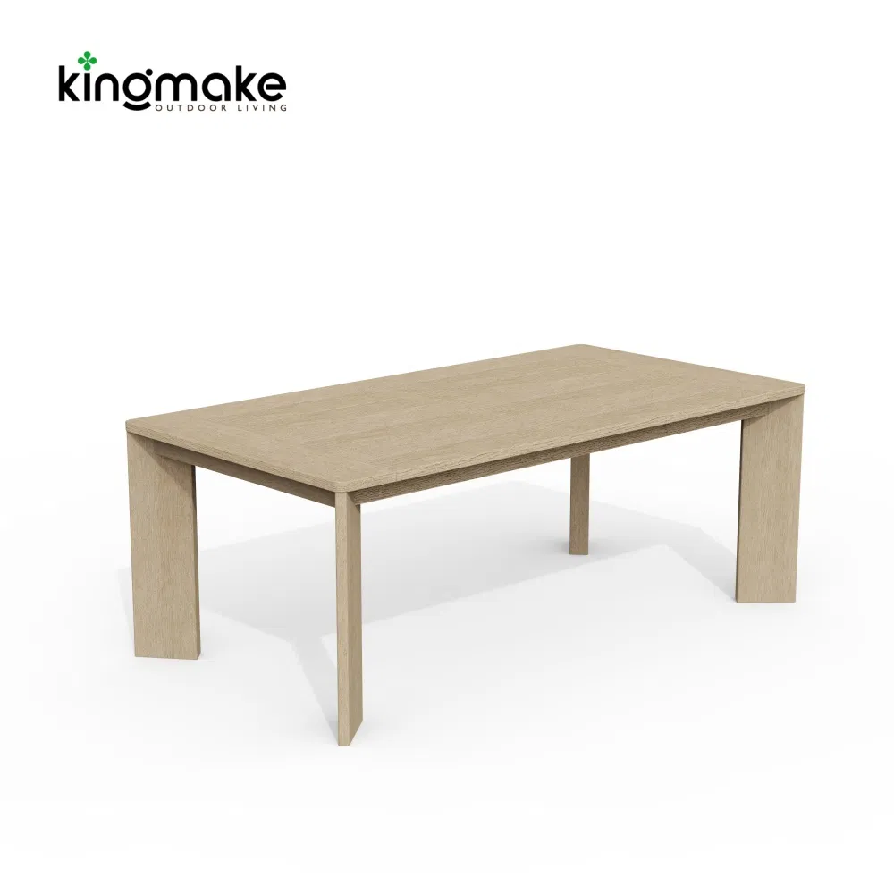 Customized Size Garden Furniture Teak Wooden Hotel Furniture Modern Dining Set Outdoor Furniture for Table Chair