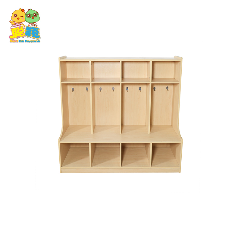 Kindergarten Role-Play Kids Cartoon Bookcase Bookshelf Wooden Display Children Storage Furniture
