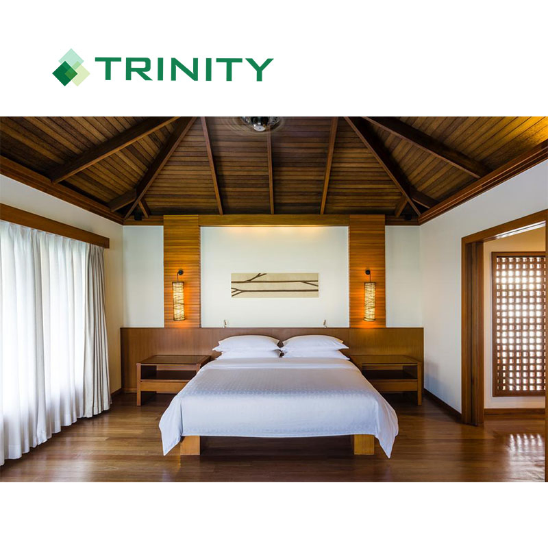 Modern Luxury High End 5 Star Standard Resort Hotel Guest Room Furniture Set for Bedroom