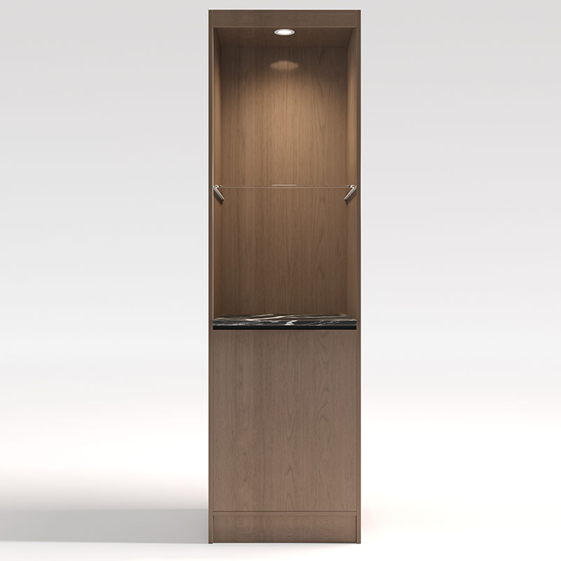 Customizable Furniture Minimalist Minibar with Hidden Compartments and Luggage Rack