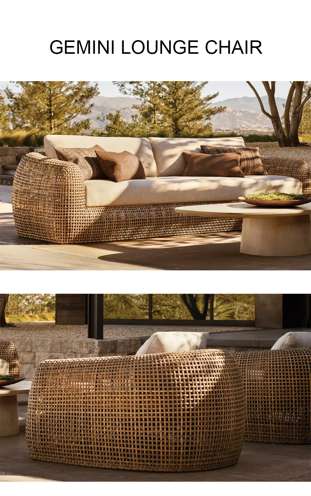 Outdoor Sofa Set Detail