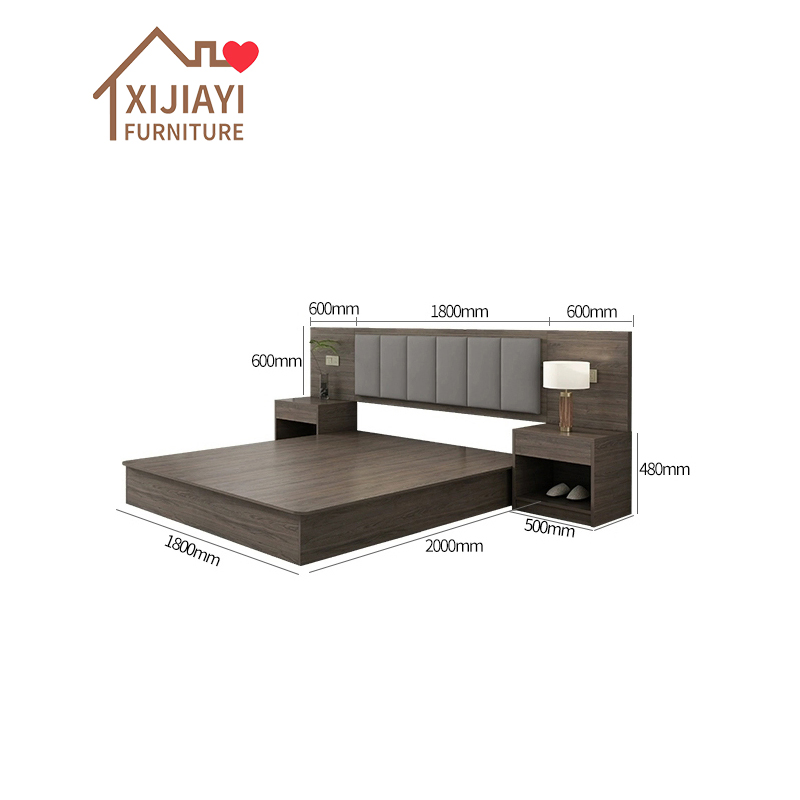 High Quality Hotel Bedside Table for Apartment and Hotel Furniture Project.