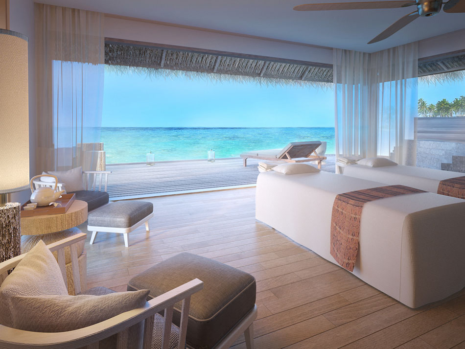 Maldives Hotel Project Hotel Suite Furniture Contemporary Beach Resort Double Room Furniture
