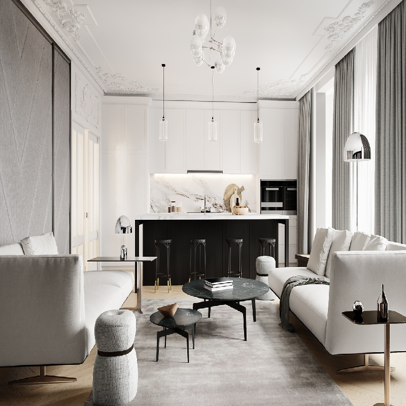 China Supplier Lacquer Modular Kitchen, Home Integrated Kitchen Furniture