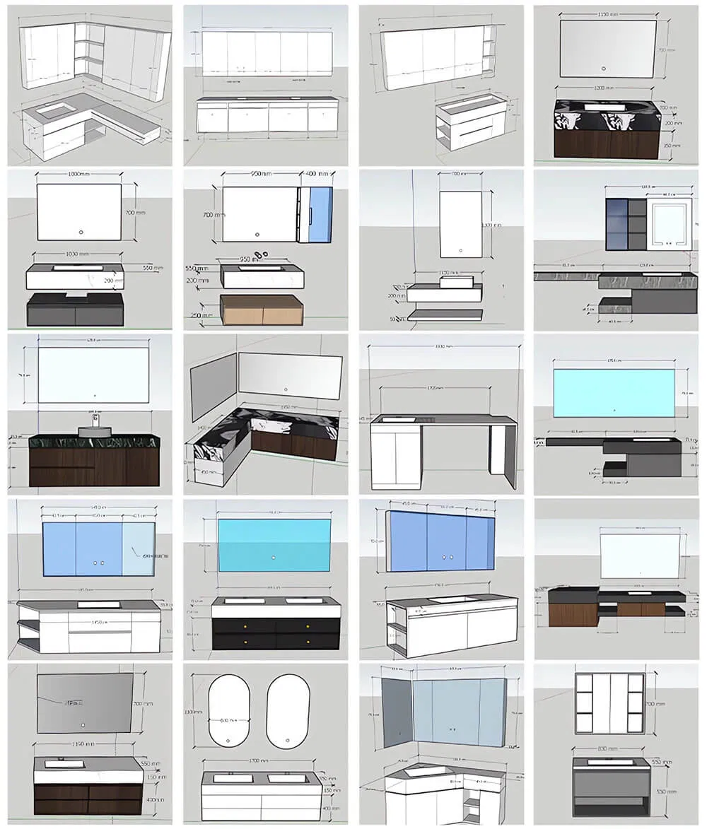 Modern Bathroom Vanity Unit