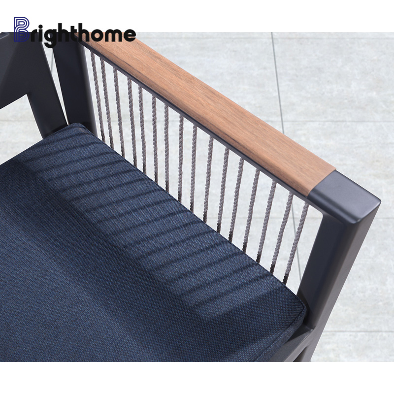 Wholesale Waterproof Garden Aluminum Outdoor Restaurant Dining Furniture