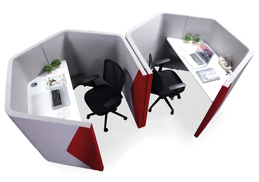 Fabric Type Office Work Station Furniture