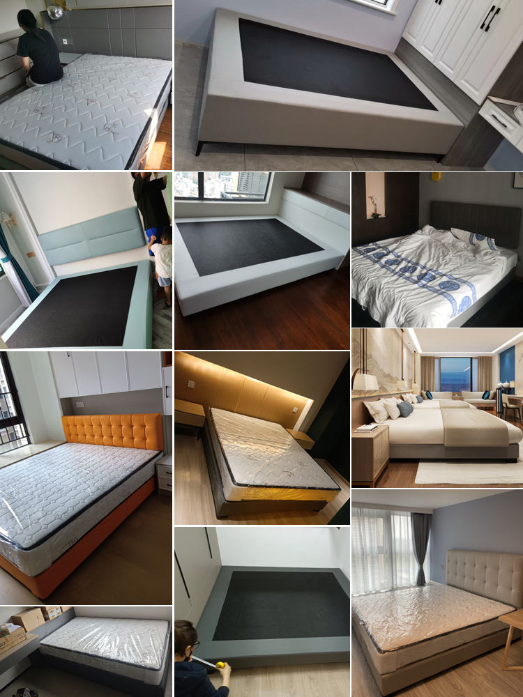 Custom Style Modern Apartment Furniture Bedroom Hotel Bed Room Modern Hotel Home Frame Bedroom Furniture