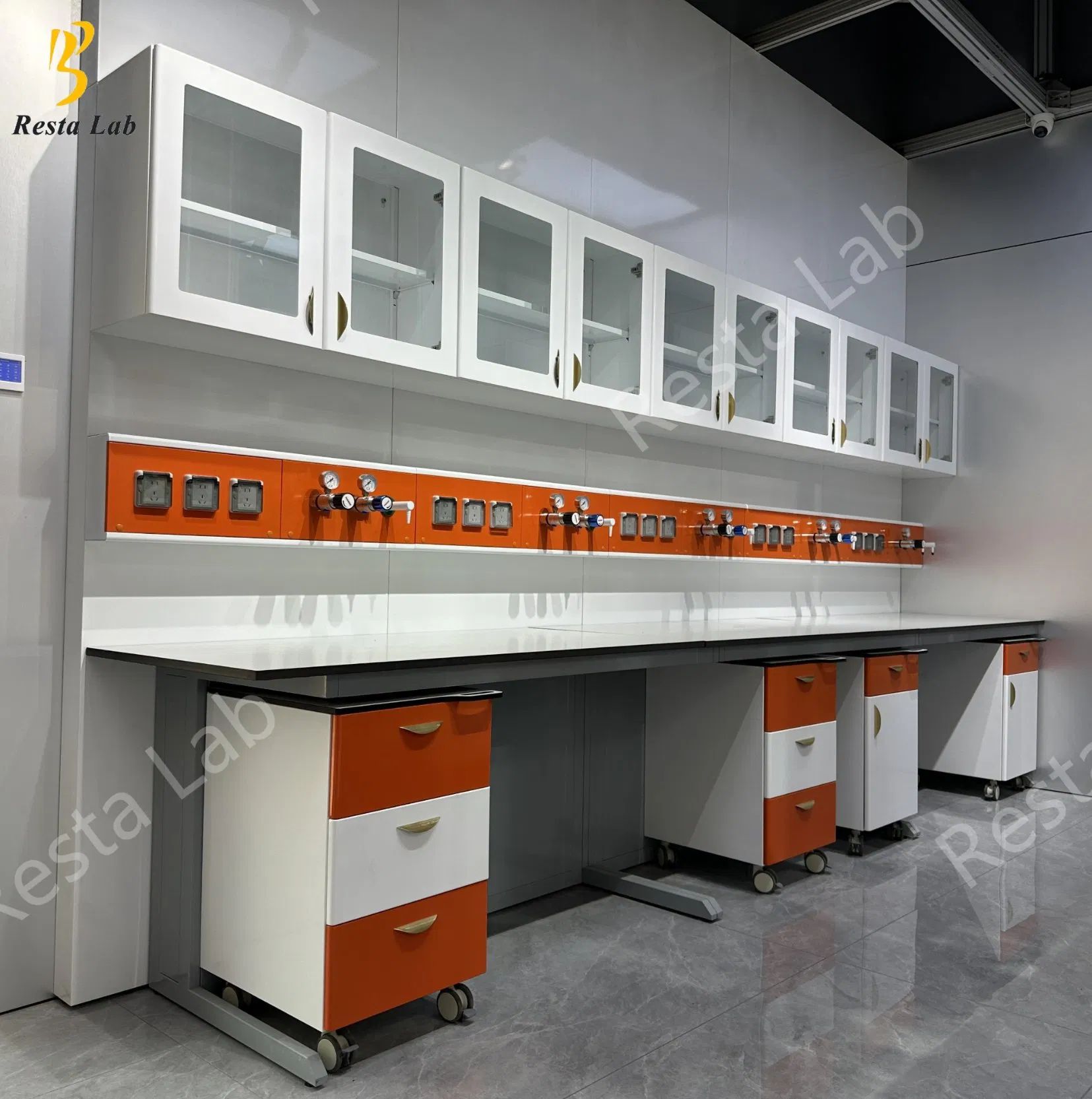 Laboratory Modular Chemical Physical Lab Bench Furniture with CE Sefa Certificate