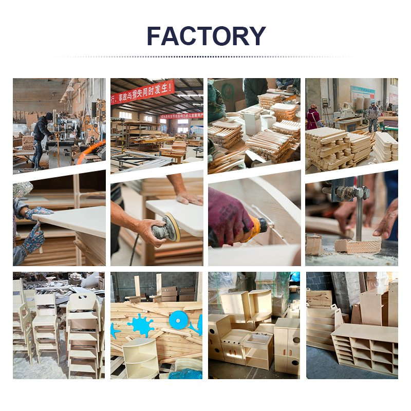 Kids Role-Playing Daycare Modern Furniture Kindergarten Set Montessori Wooden Toys Furniture Children's Rooms