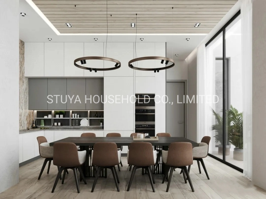 Modern Style Home Furniture Minimalist Design Tall Unit Kitchen Cabinet