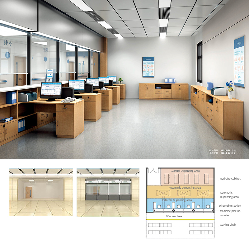 One-Stop Solution Hospital Office Projects Conference Room Tables Workspace Computer Desk Office Furniture for Hospital Medical Staff