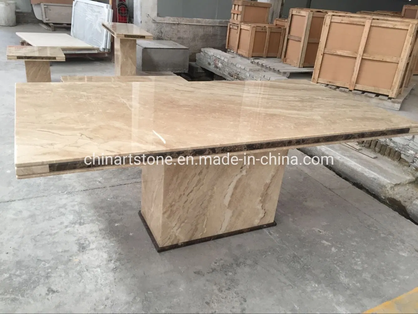 Nature Granite Marble Quartz Stone Furniture for Dining Room