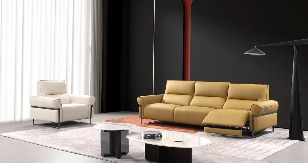 Single and 3 seat sofa