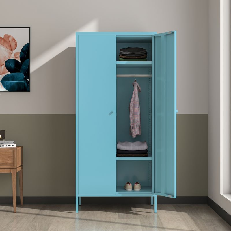 Metal Storage Locker Steel Storage Cabinet Bedroom Furniture