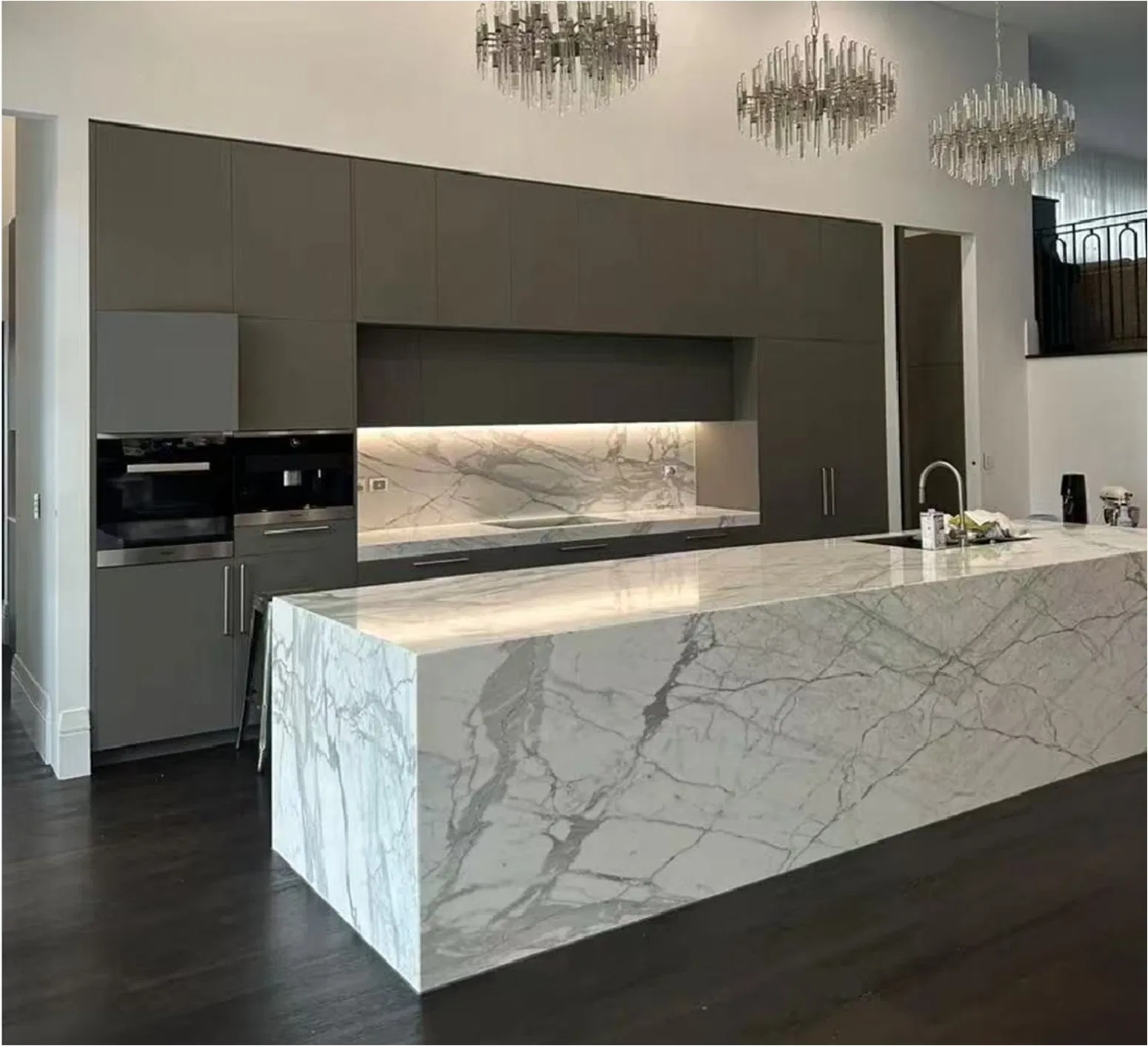 Kitchen Furniture China Modern Simple House Furniture Kitchen Design Smart All Aluminum Custom Cabinets Kitchen Cabinets