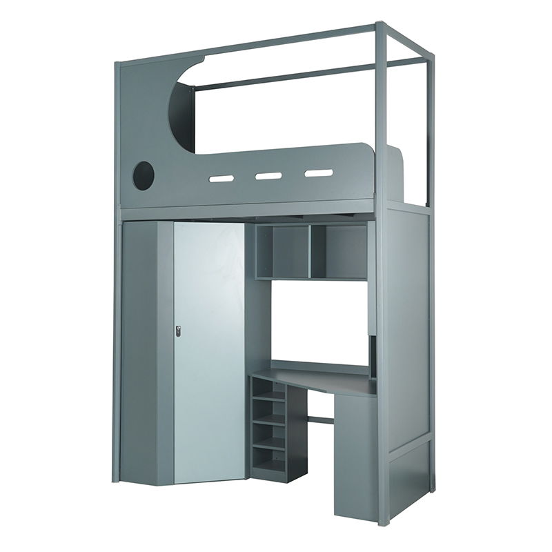 Dormitories and Small Apartments Strong Load-Bearing Capacity High-End Bed-Table Combination Furniture