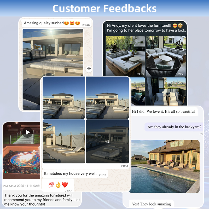 Modern Outdoor Aluminum Alloy Sofa Set Waterproof Garden Sofa Outdoor Furniture for Patio Apartment Courtyard &amp; Villa