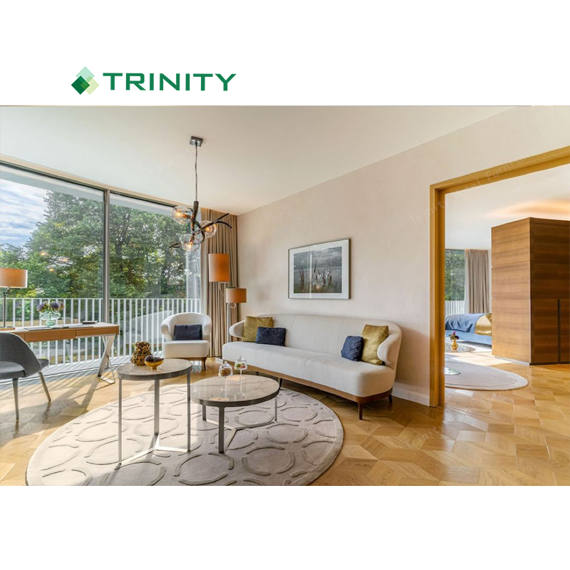 Foshan Customized Commercial Modern Complete Bed Room Furniture Luxury Bedroom Full Set for 5 Star Hotel Apartment Villa Beach Resort