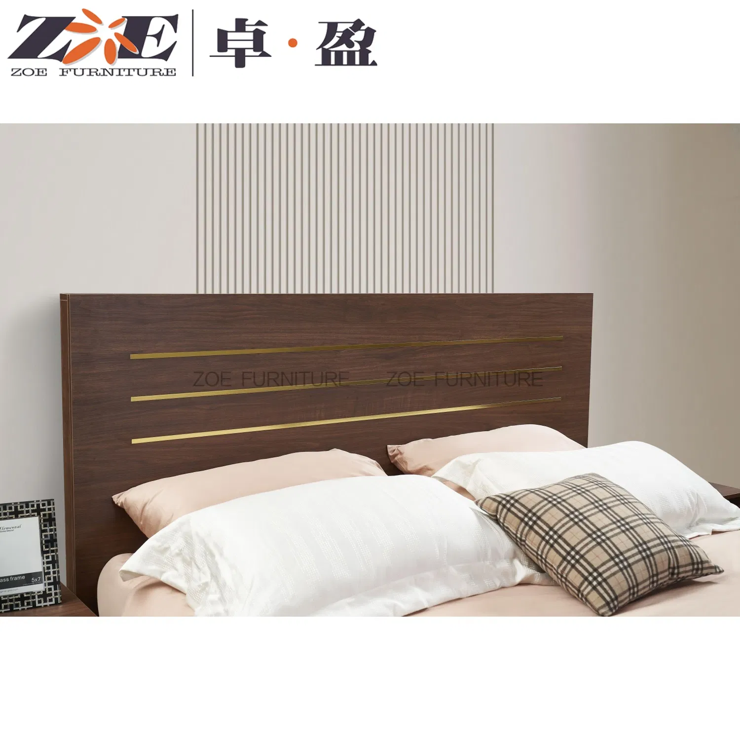 Modern Smart Bed and Complete Wooden Bedroom Sets Furniture for Luxury Hotel or Home Use