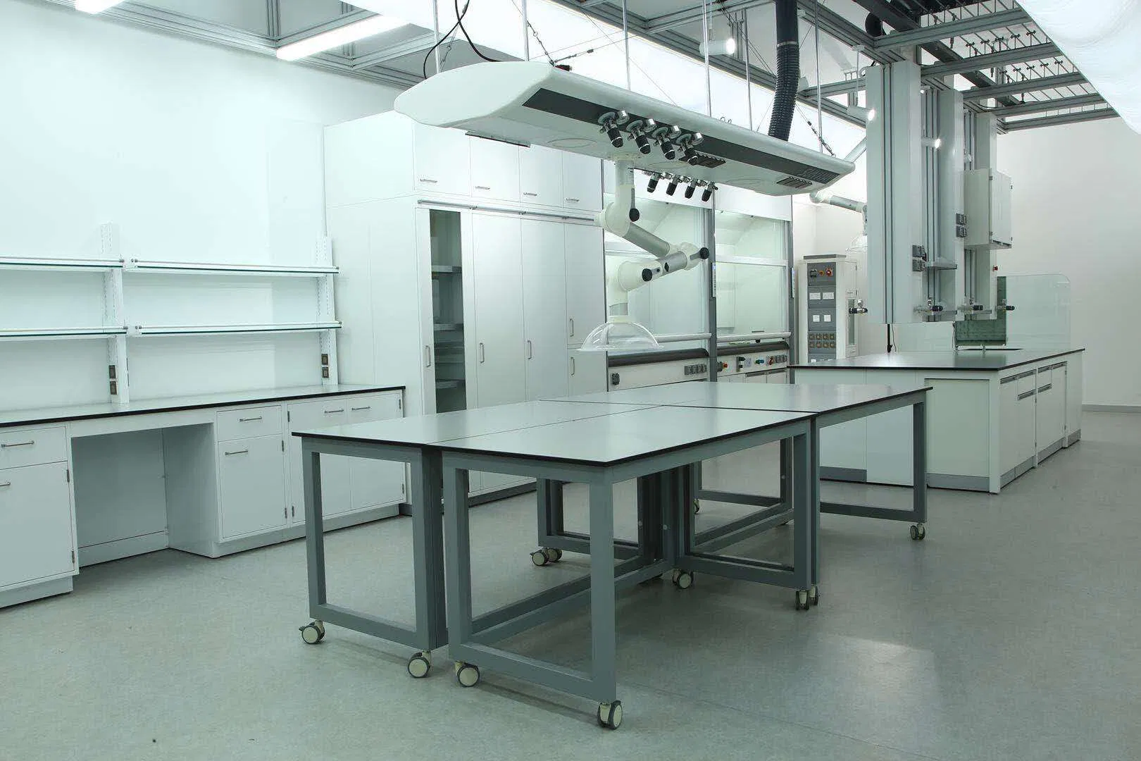 Lab Modular H Frame Bench Lab Casework Furniture with Castor Wholesale Durable Cheap Price