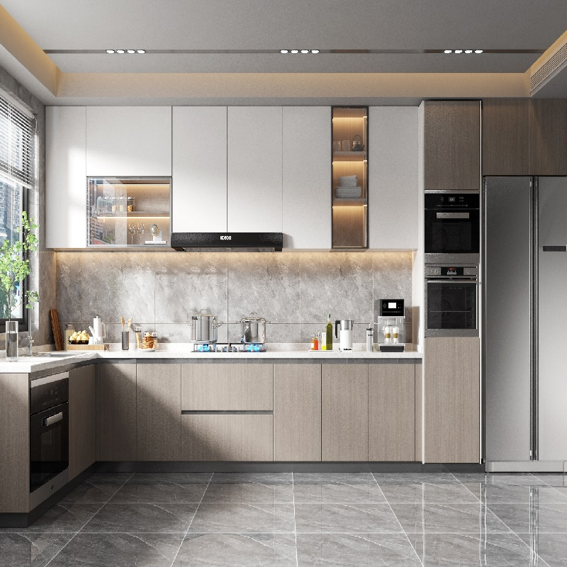 Modern Lacquer Smart Kitchen Cabinets Italian Kitchen Furniture