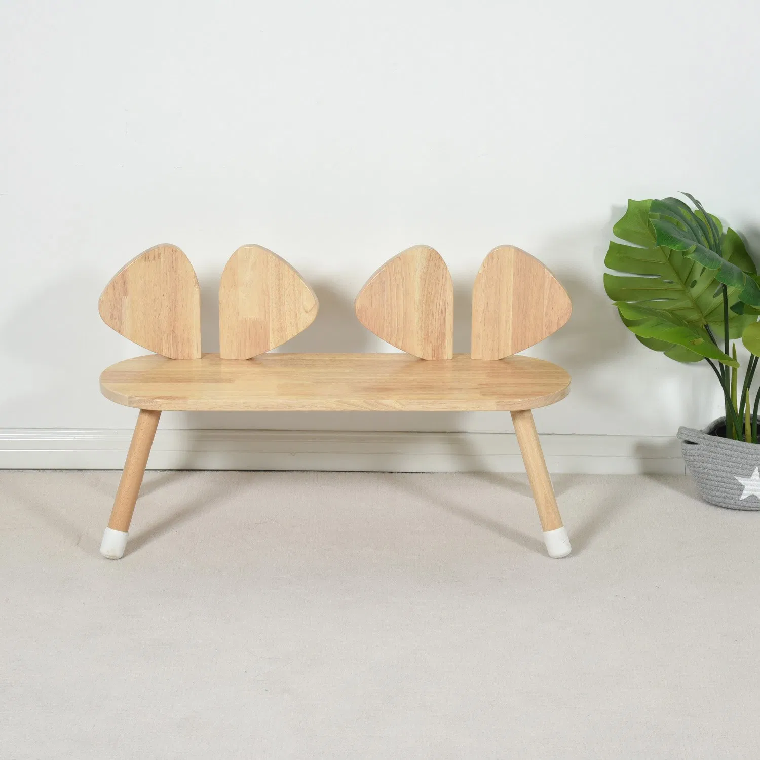 Stylish Kids Wood Furniture Set with Safe Rabbit Chair for Any Room