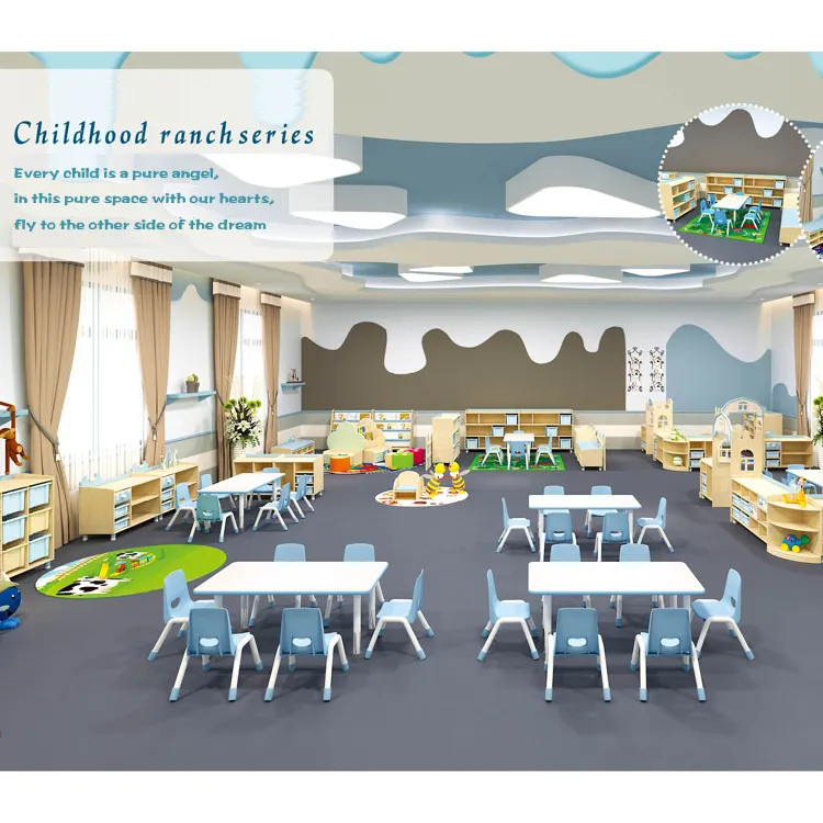 Kids School Furniture Set