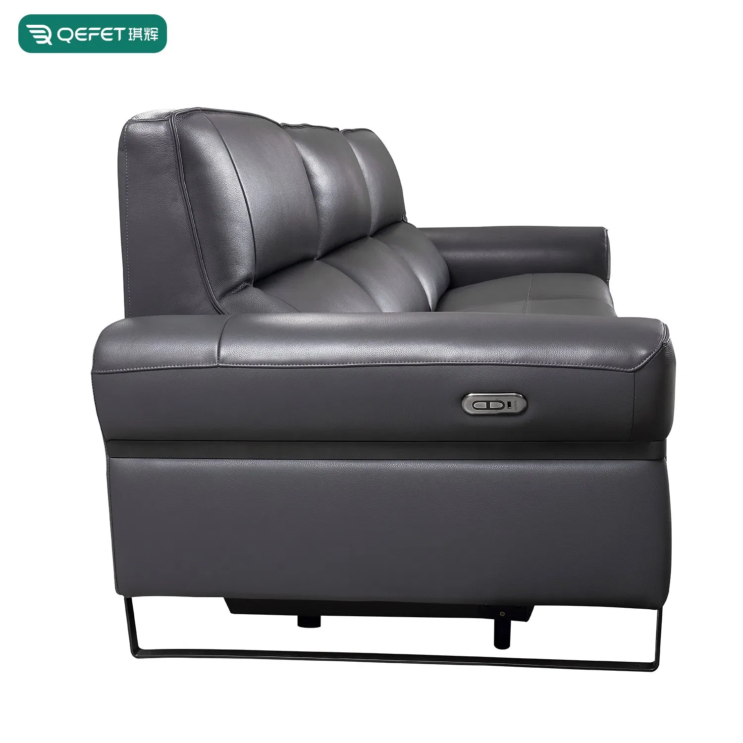 Modern Italian Type-C Switch with USB Port Power Electric Smart Reclining Recliner Sofa Home Furniture