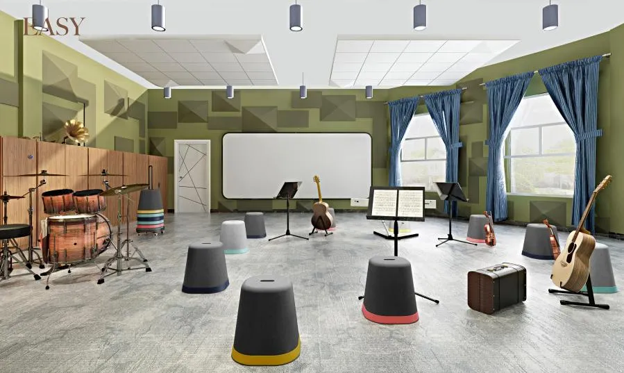 Felt Stool Display 1