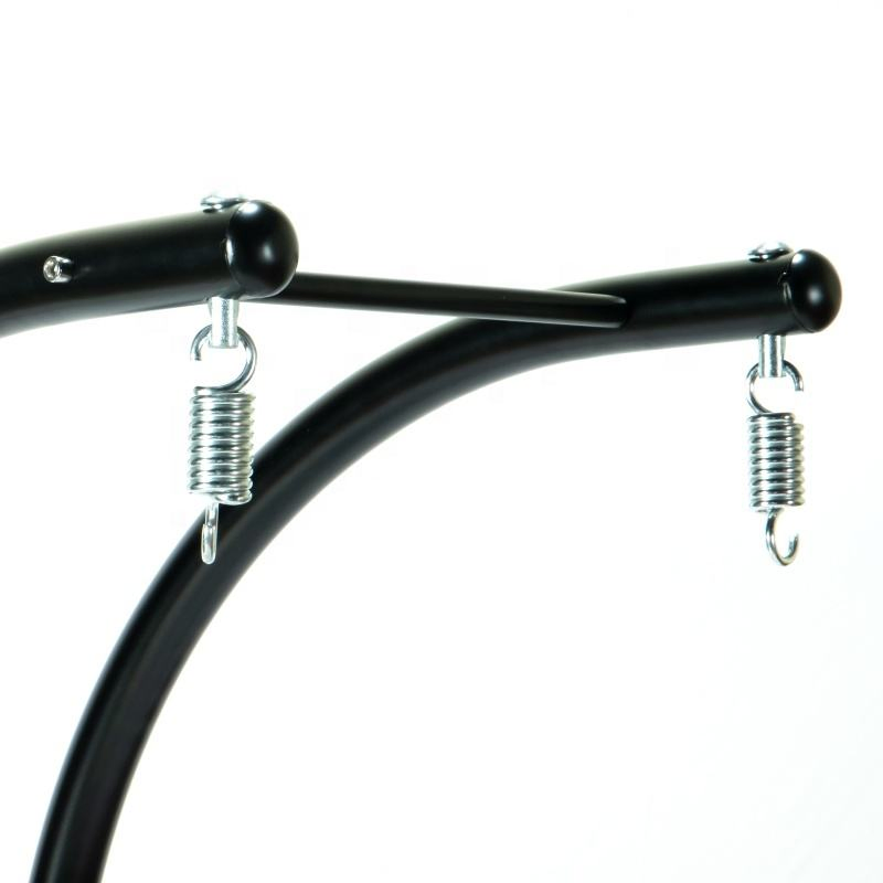 Outdoor Furniture Patio Swings Chair Foldable Garden Double Rope Hanging Egg Chair with Stand