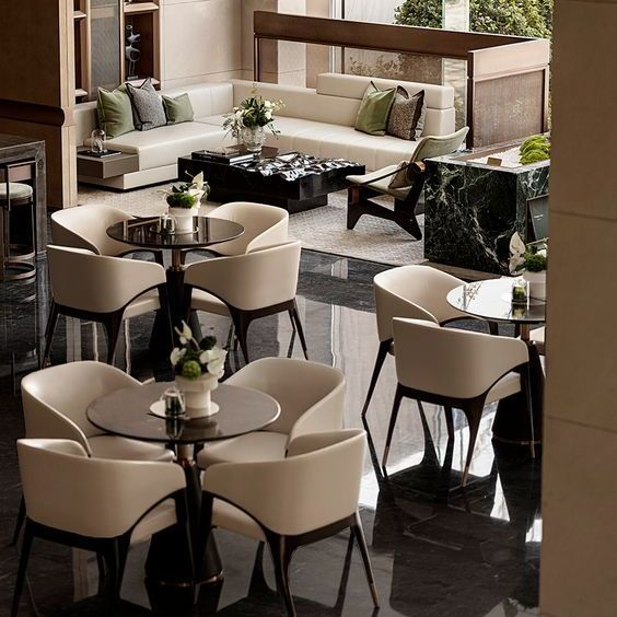 Contemporary Minimalist Hotel Dining Furniture for Global Markets